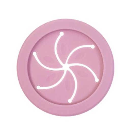 아가프라 실리콘 스낵컵뚜껑(야미)-핑크
