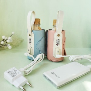 아가프라 2세대 휴대용 젖병보틀워머/USB 분리형케이블